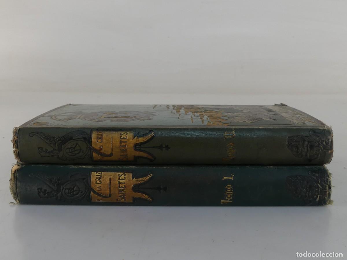 Antiquarische B&uuml;cher: 2 TOMOS SAINETES DE DON RAMON DE LA CRUZ &ndash; BIBLIOTECA ARTE Y LETRAS A&Ntilde;O 1882