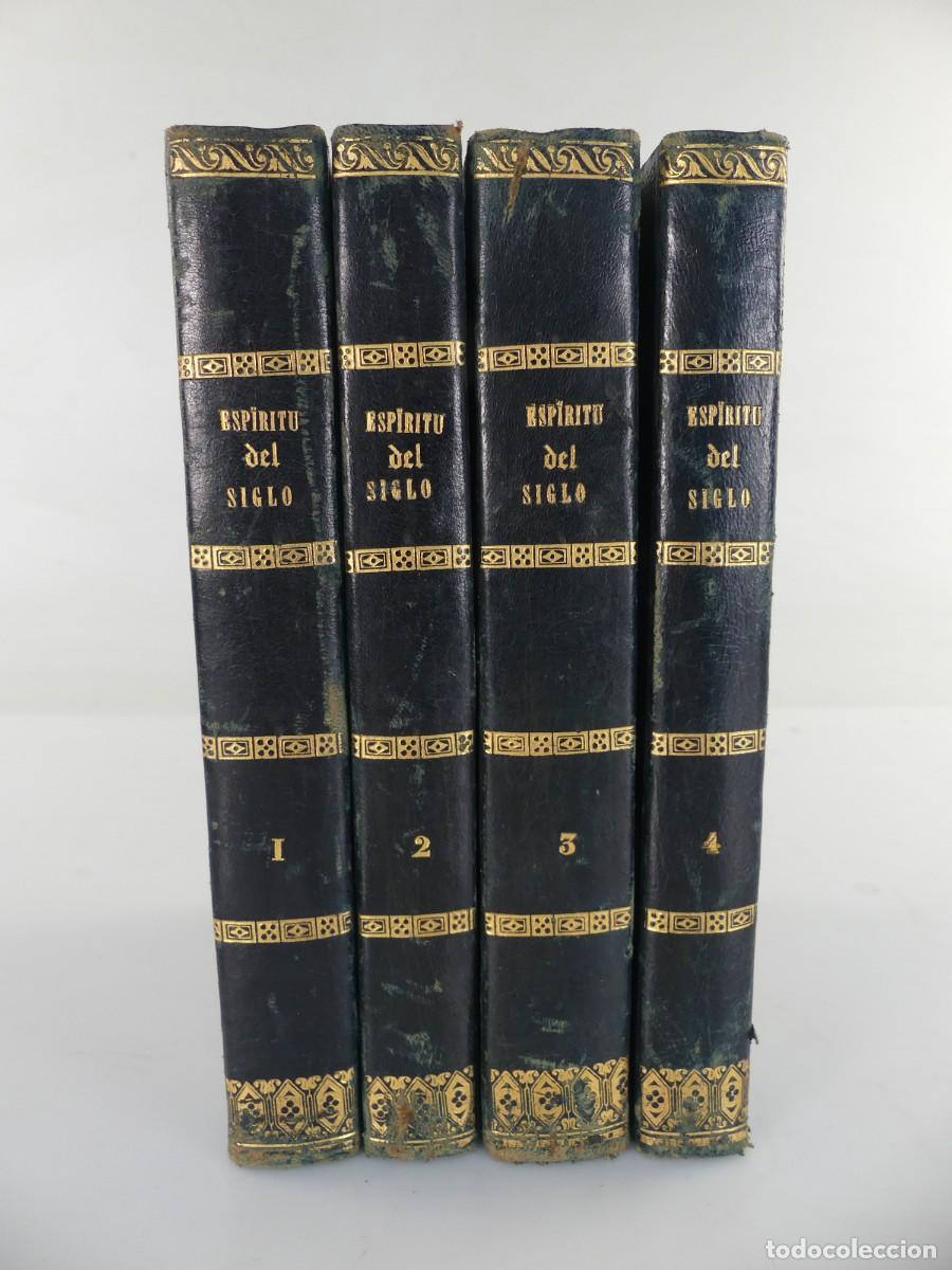Antiquarische B&uuml;cher: 4 TOMOS DE ESPIRITU DEL SIGLO POR FRANCISCO DE LA ROSA