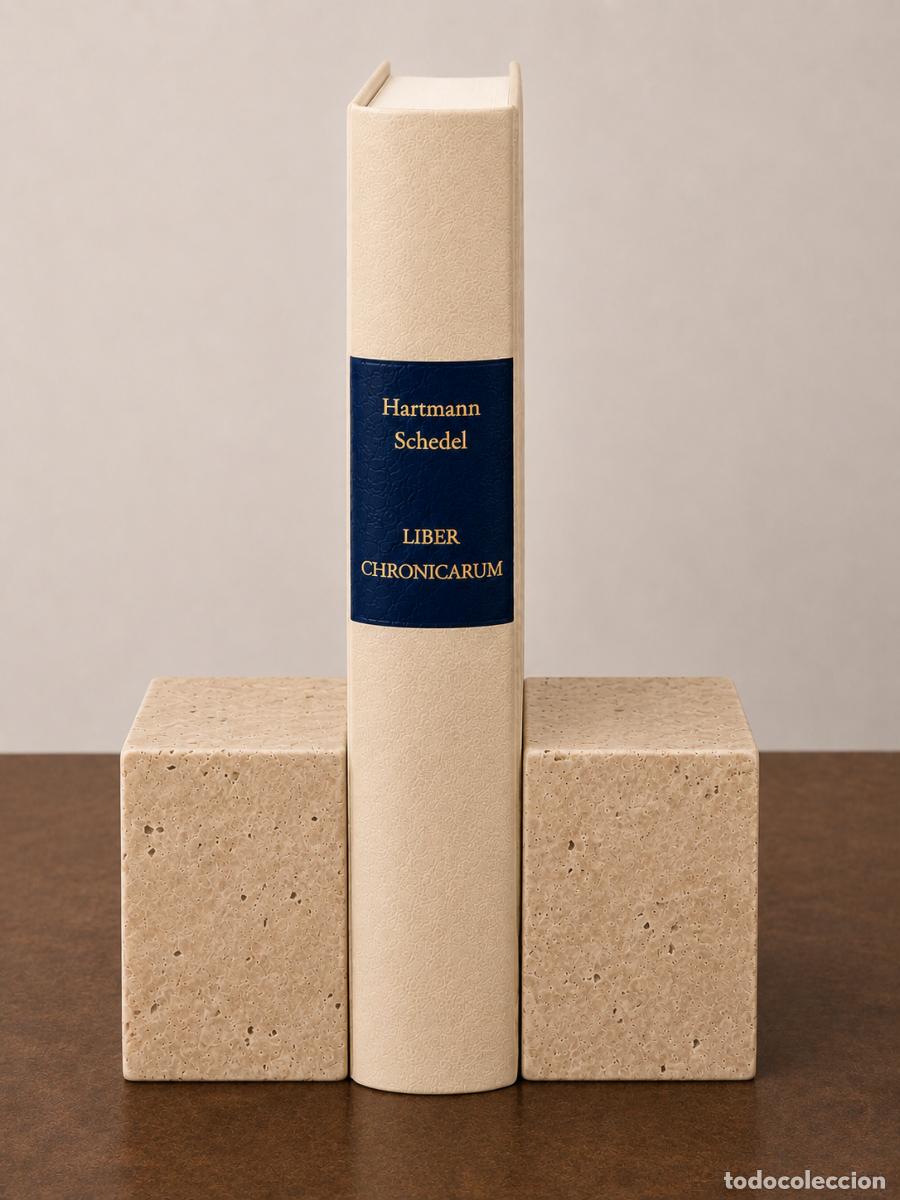 Antiquarische B&uuml;cher: Hartmann Schedel - Cr&oacute;nicas de N&uacute;remberg. Liber Chronicarum - facs&iacute;mil incunable 1493 arte