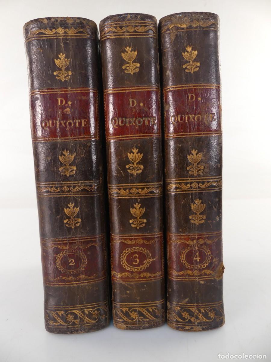 Libros antiguos: TOMOS 2-3 Y 4 DE DON QUIXOTE DE LA MANCHA