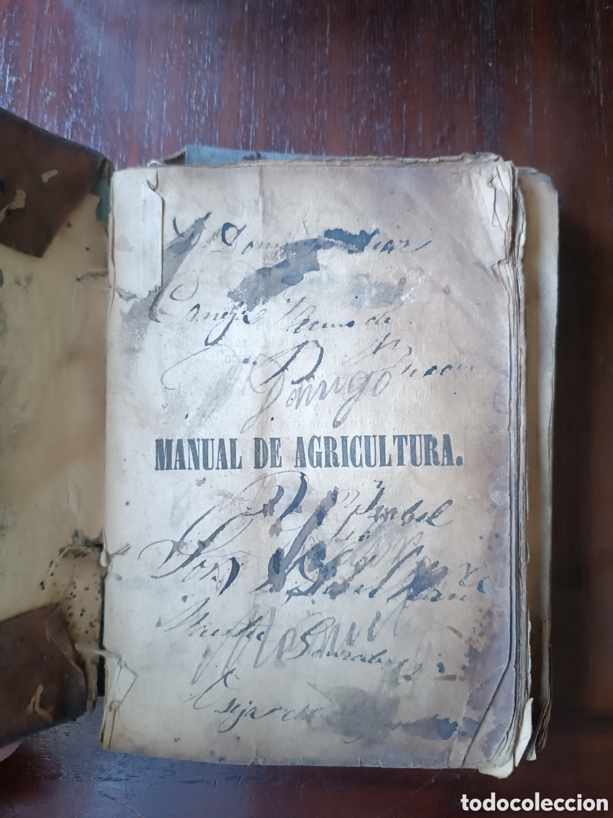 Libros antiguos: Antiguo libro de agricultura 1850