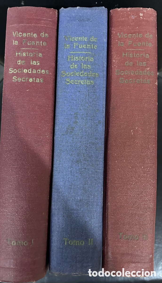 Libros antiguos: Historia de las sociedades secretas