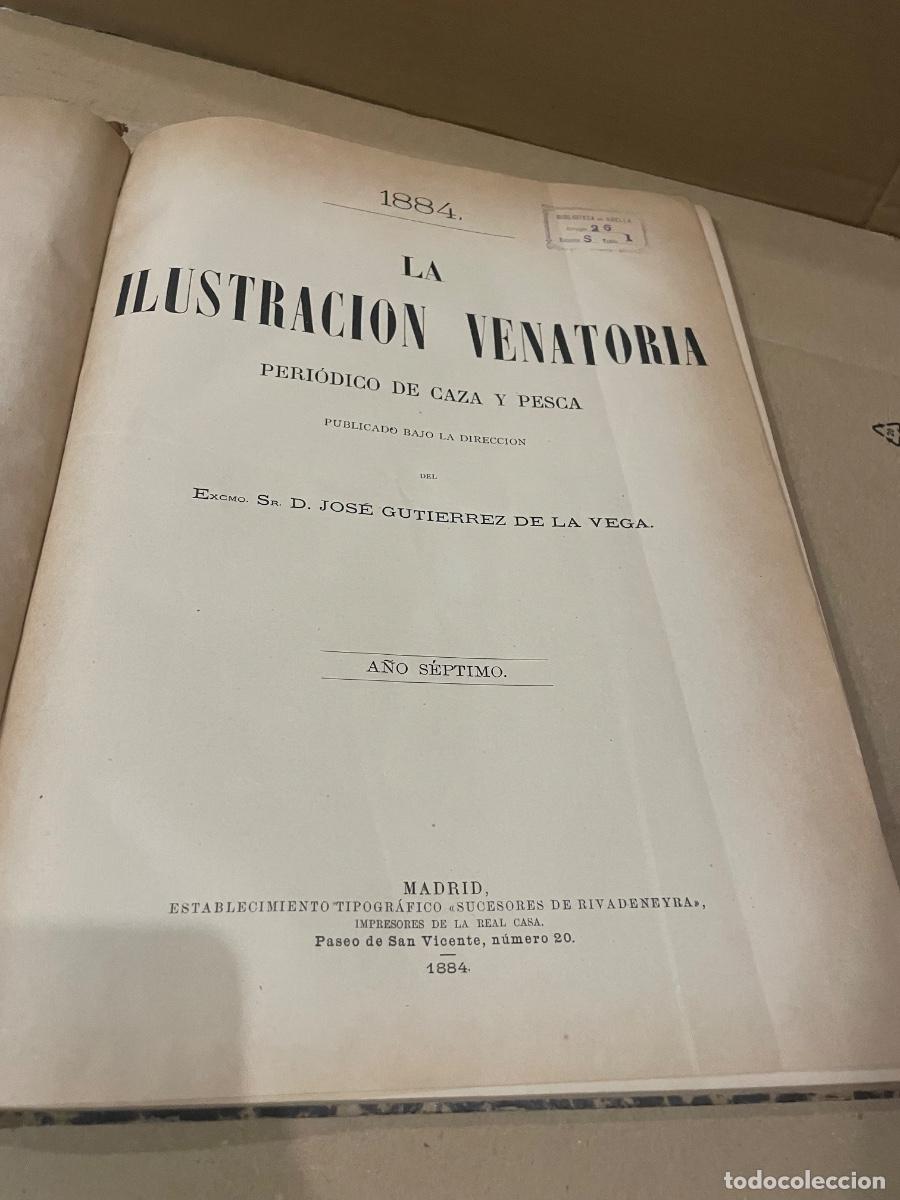 Libros antiguos: CAZA / PESCA - ANTIGUA REVISTA - LA ILUSTRACI&Oacute;N VENATORIA 1884 A&Ntilde;O COMPLETO N&ordm;1 - 24 - PERIODICO DE