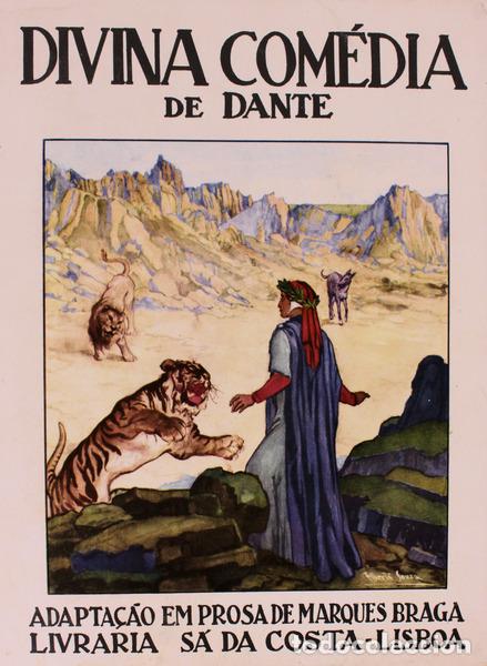 Libros antiguos: DANTE. - A DIVINA COM&Eacute;DIA DE DANTE. [4.&ordf; EDI&Ccedil;&Atilde;O&#59; ADAPTA&Ccedil;&Atilde;O]