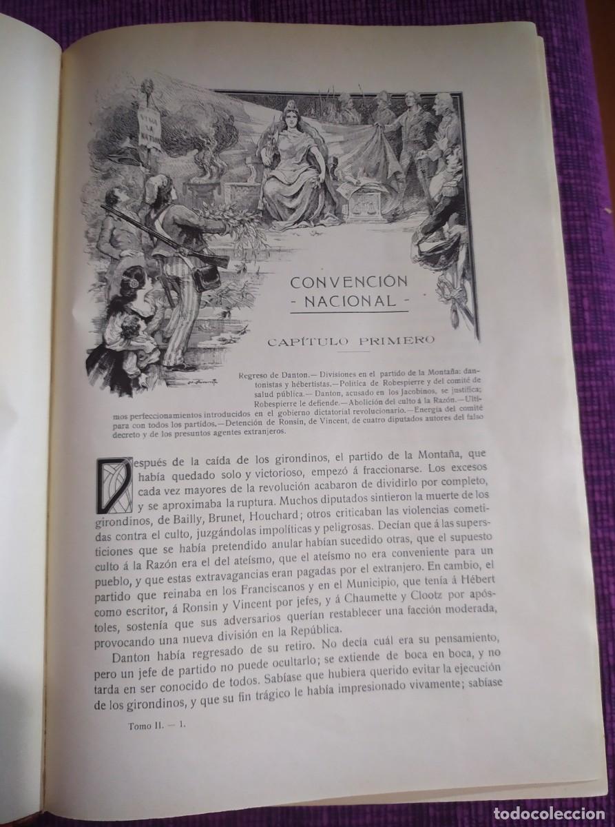 Libros antiguos: &ldquo;HISTORIA DE LA REVOLUCI&Oacute;N FRANCESA&rdquo; (2 TOMOS) - Foto 8