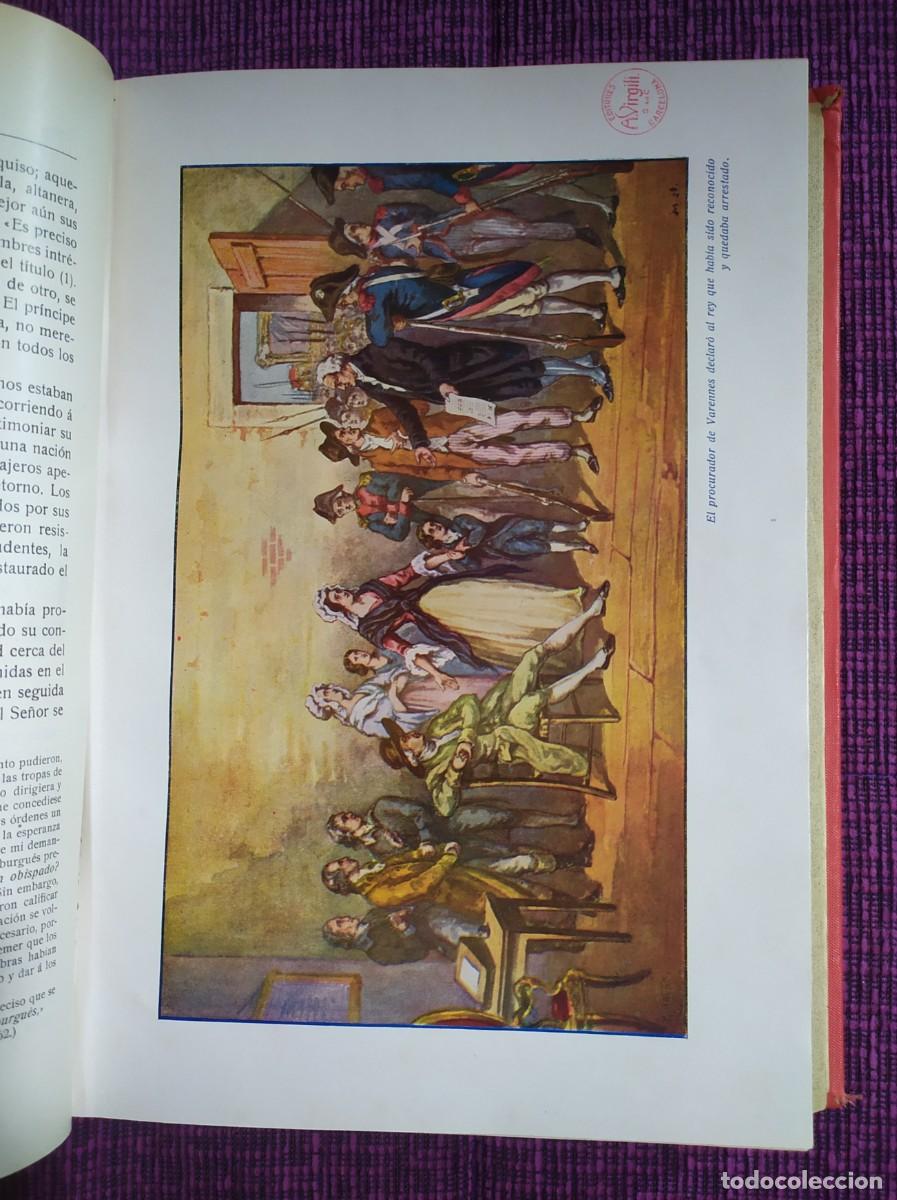 Libros antiguos: &ldquo;HISTORIA DE LA REVOLUCI&Oacute;N FRANCESA&rdquo; (2 TOMOS) - Foto 11