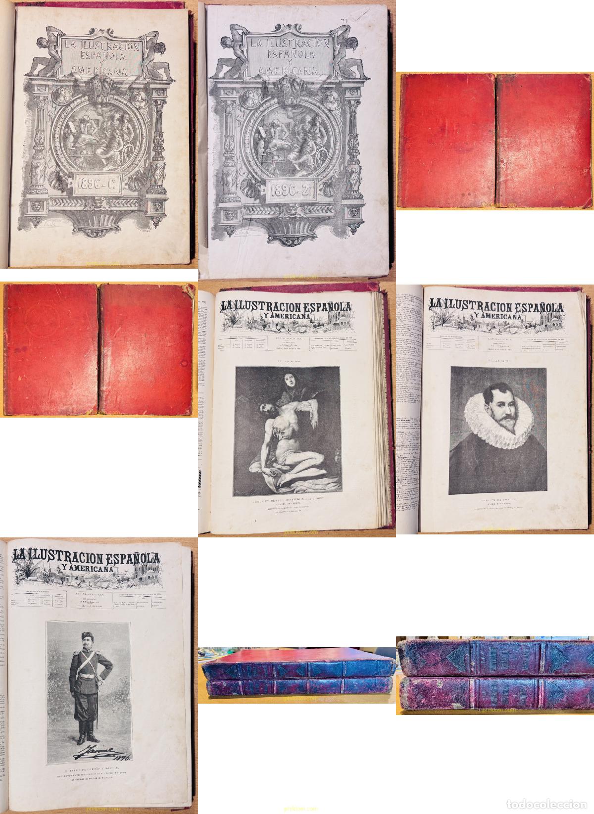 Libros antiguos: LA ILUSTRACION ESPA&Ntilde;OLA Y AMERICANA 1896-1&ordm; y 2&ordm;