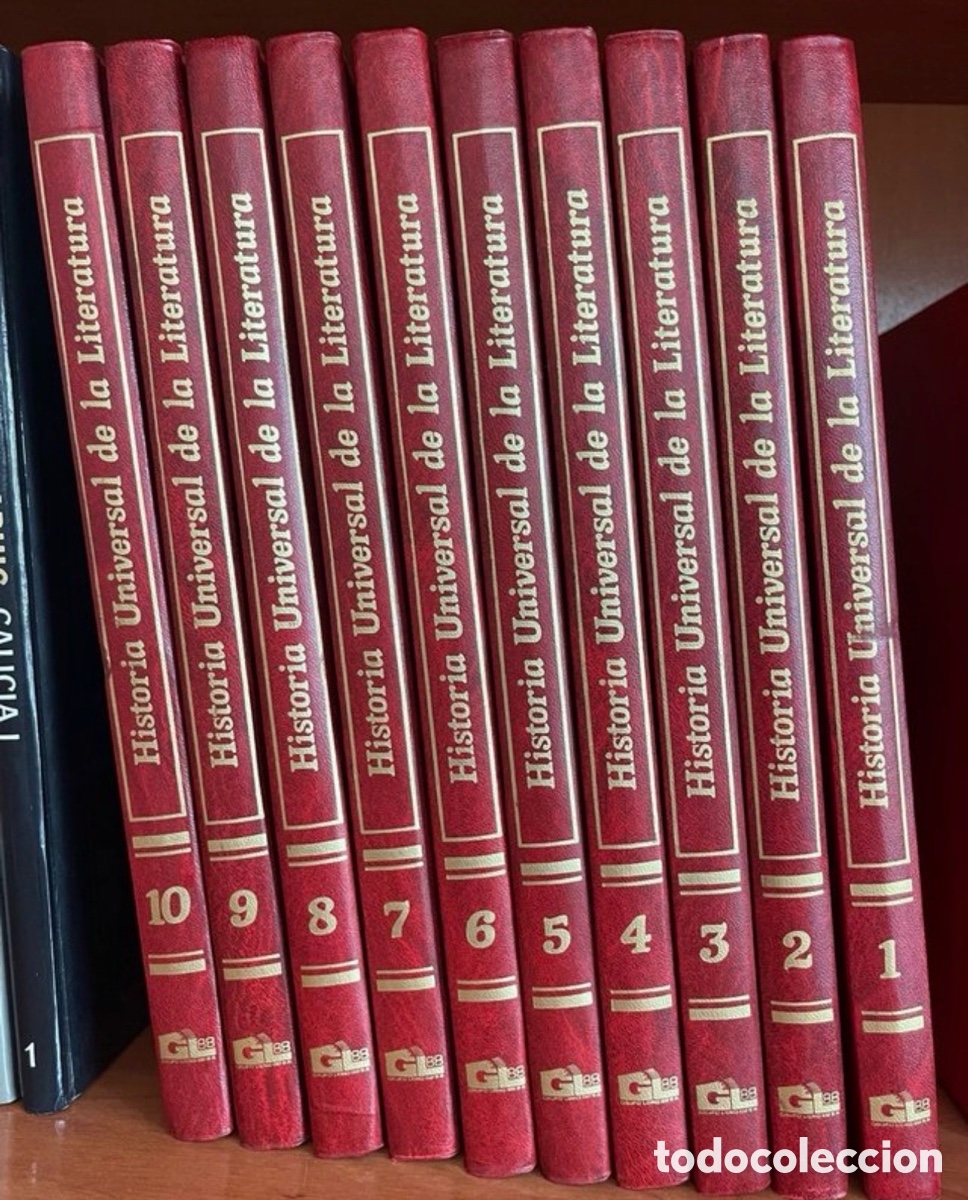 Libros antiguos: Colecci&oacute;n completa &ndash; Historia Universal de la Literatura (10 tomos)