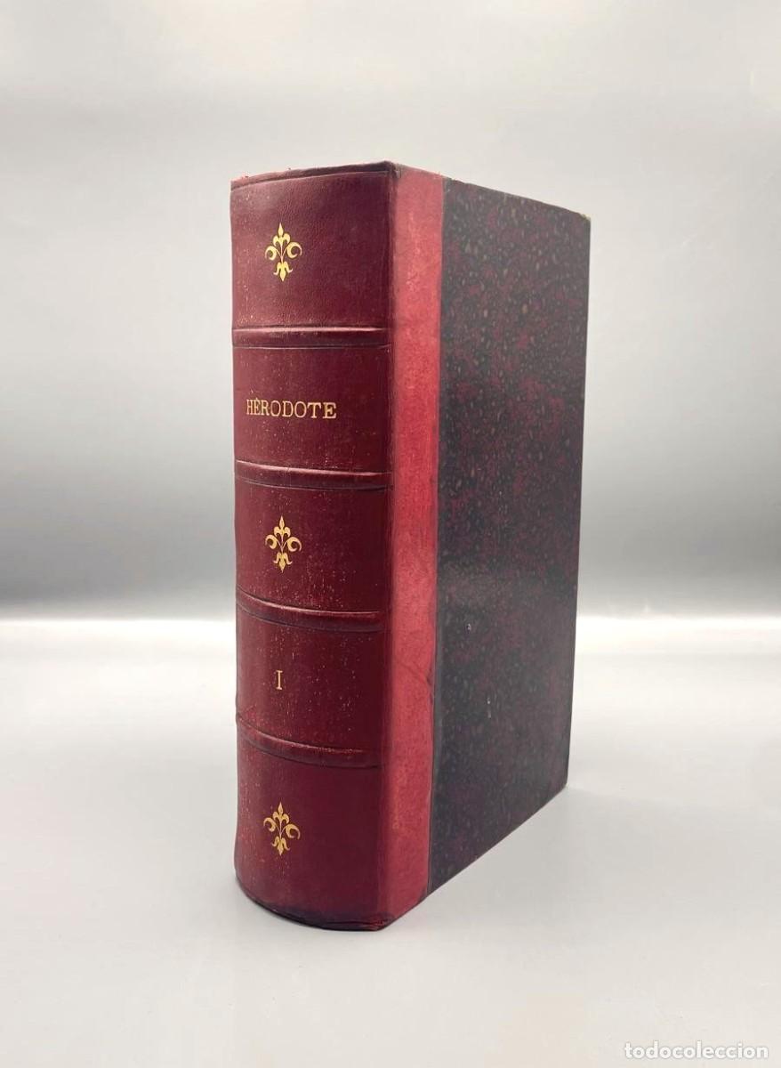 Libros antiguos: HERODOTI MUSAE. LAS MUSAS DE HER&Oacute;DOTO. LAT&Iacute;N-GRIEGO. C. 1830-1835. VOL. I