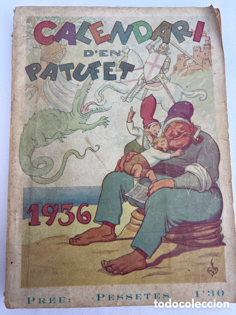 Libros antiguos: &bull;Calendario PATUFET 1936 - Foto 1
