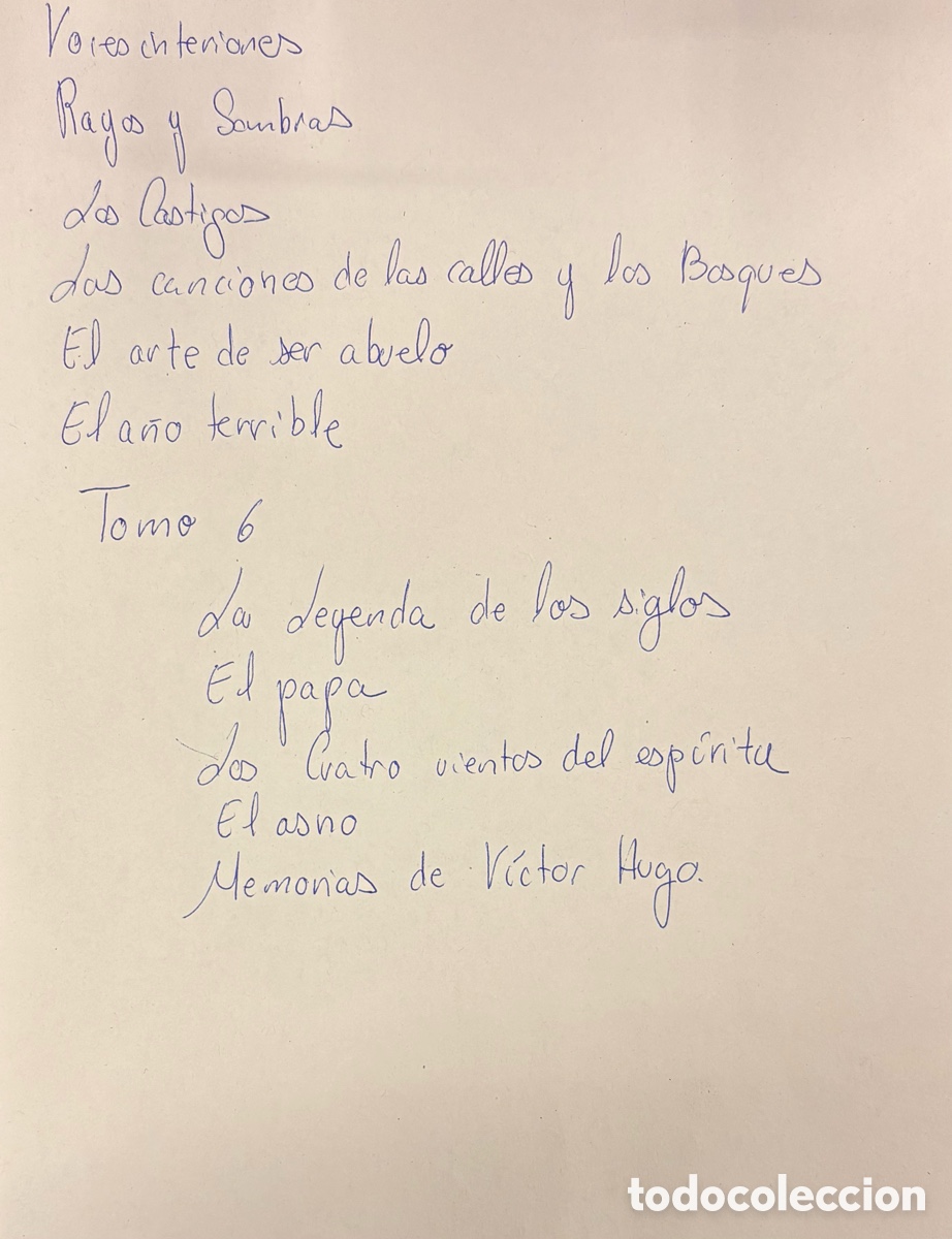 Libros antiguos: Obras Completa de V&iacute;ctor Hugo de 1886 - Foto 14