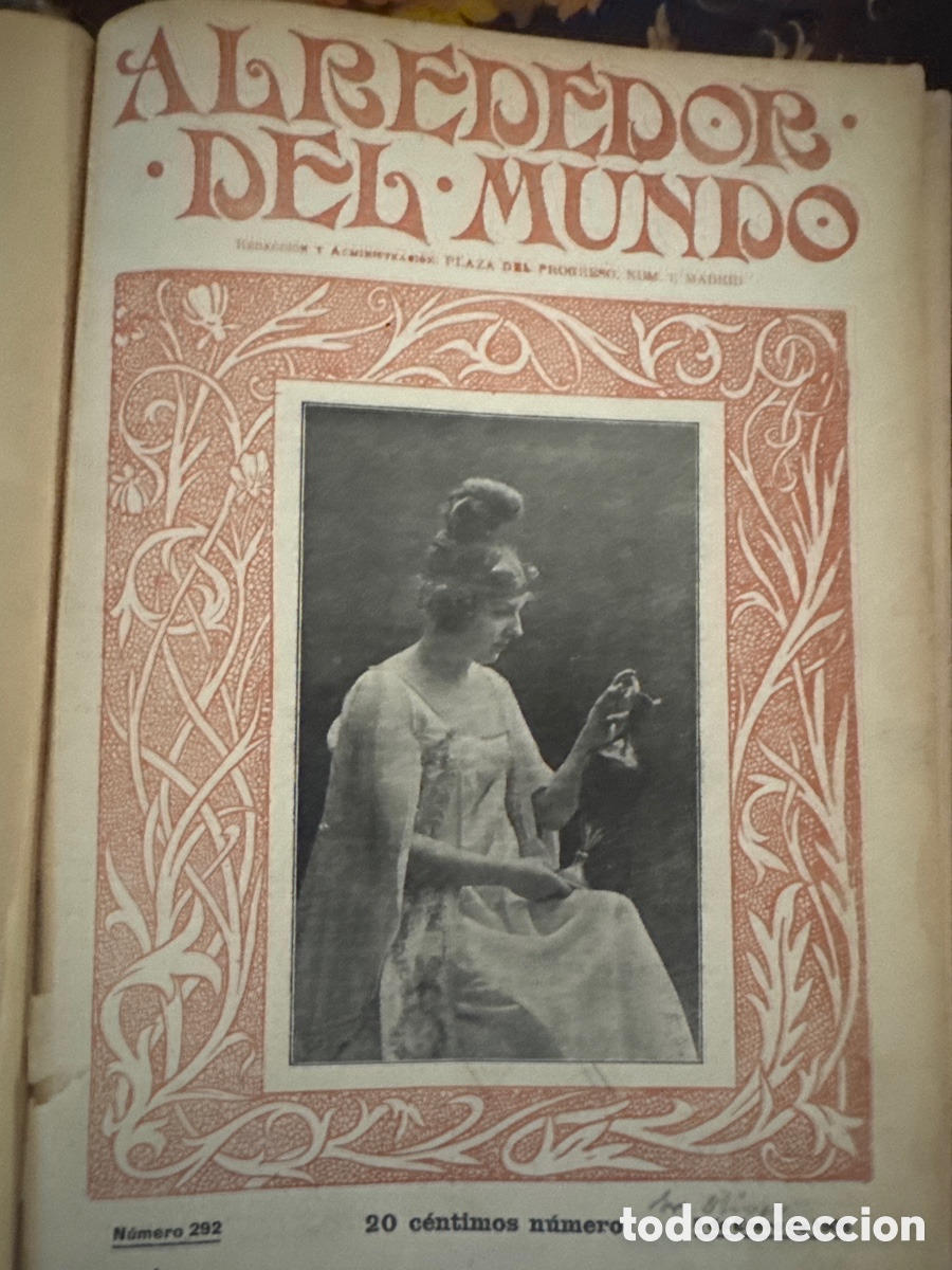 Libros antiguos: Libro alrededor del mundo - Foto 3