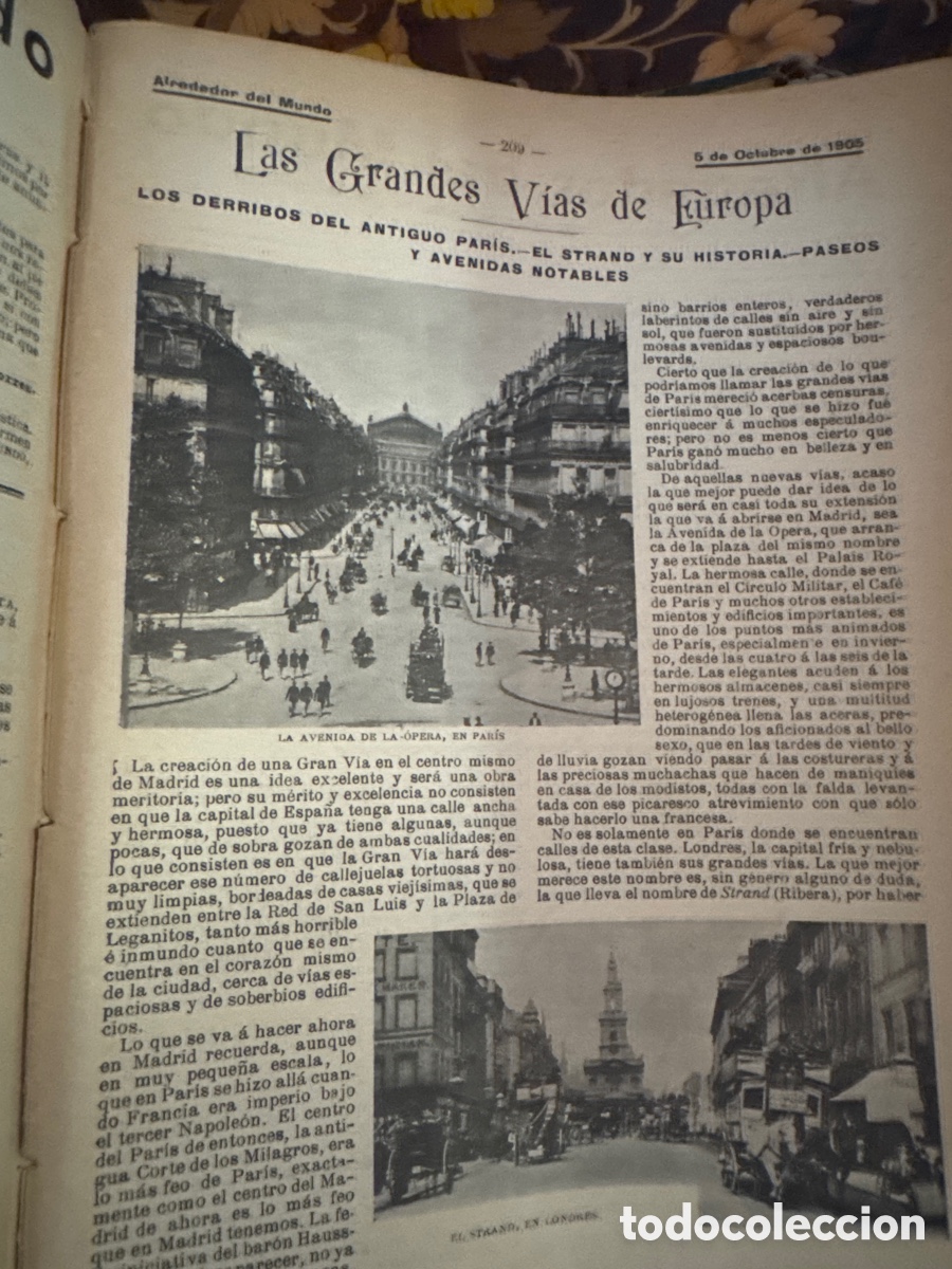 Libros antiguos: Libro alrededor del mundo - Foto 6