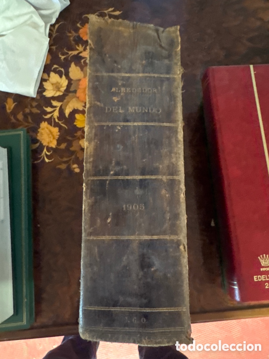 Libros antiguos: Libro alrededor del mundo - Foto 1