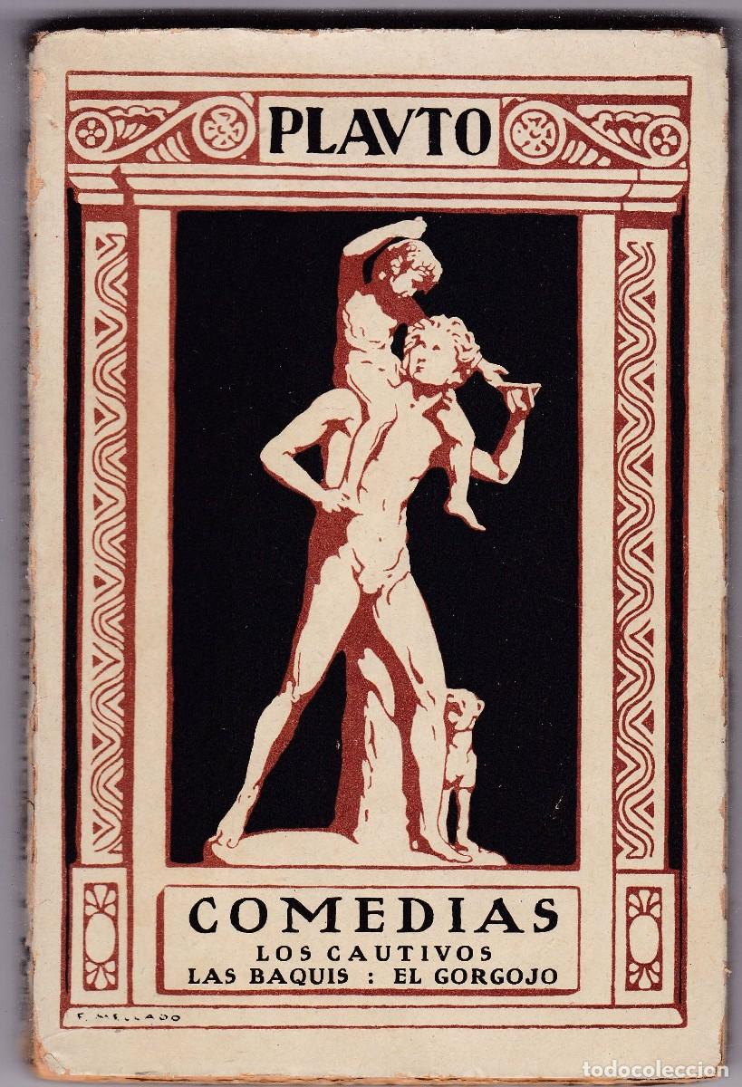 Libros antiguos: PLAUTO - COMEDIAS - EDITORIAL PROMETEO / INTONSO
