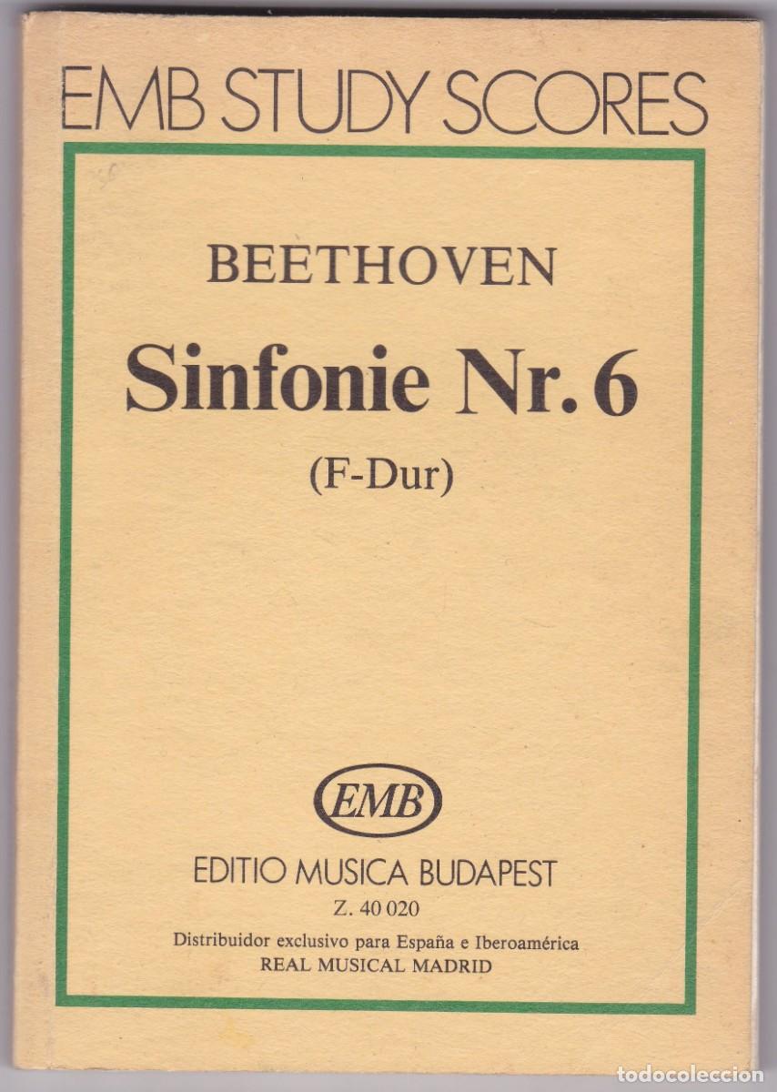 Libros antiguos: BEETHOVEN - SINFONIE Nr. 6 - EDITIO MUSICA BUDAPEST / Z. 10 020