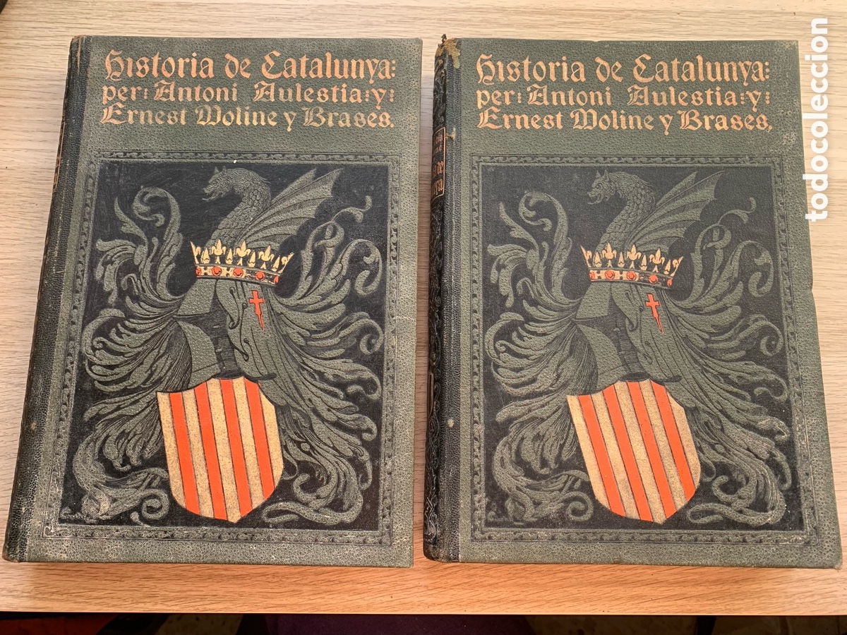 Libros antiguos: HISTORIA DE CATALUNYA. 2 TOMOS. ANTONI AULESTIA Y PIJOAN. EDIT MIQUEL SEGU&Iacute;. BARCELONA.