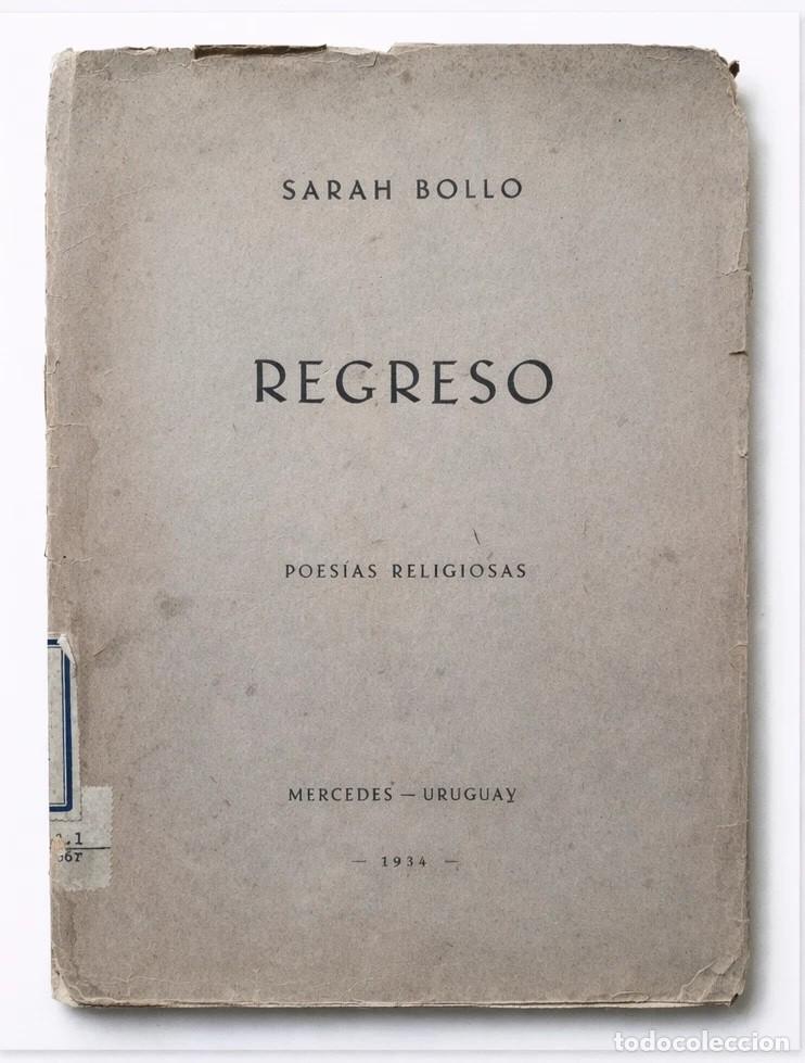 Libros antiguos: Bollo, Sarah - Regreso - Primera Edici&oacute;n - (1934) - Foto 1