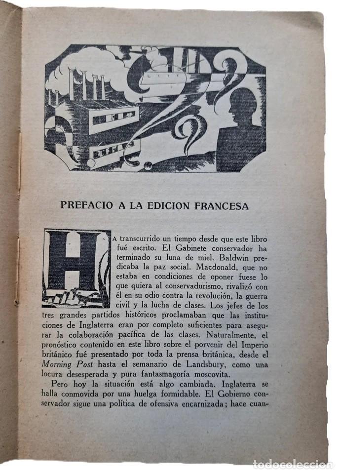 Libros antiguos: Trotsky, Le&oacute;n - &iquest;Ad&oacute;nde va Inglaterra? - Gabriel Maroto - (1927) - Foto 3