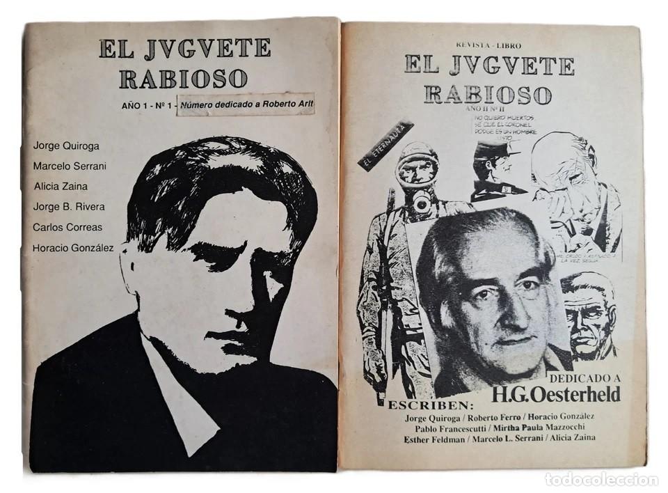 Libros antiguos: Revista El Juguete Rabioso - Colecci&oacute;n Completa - Los 2 n&uacute;meros publicados