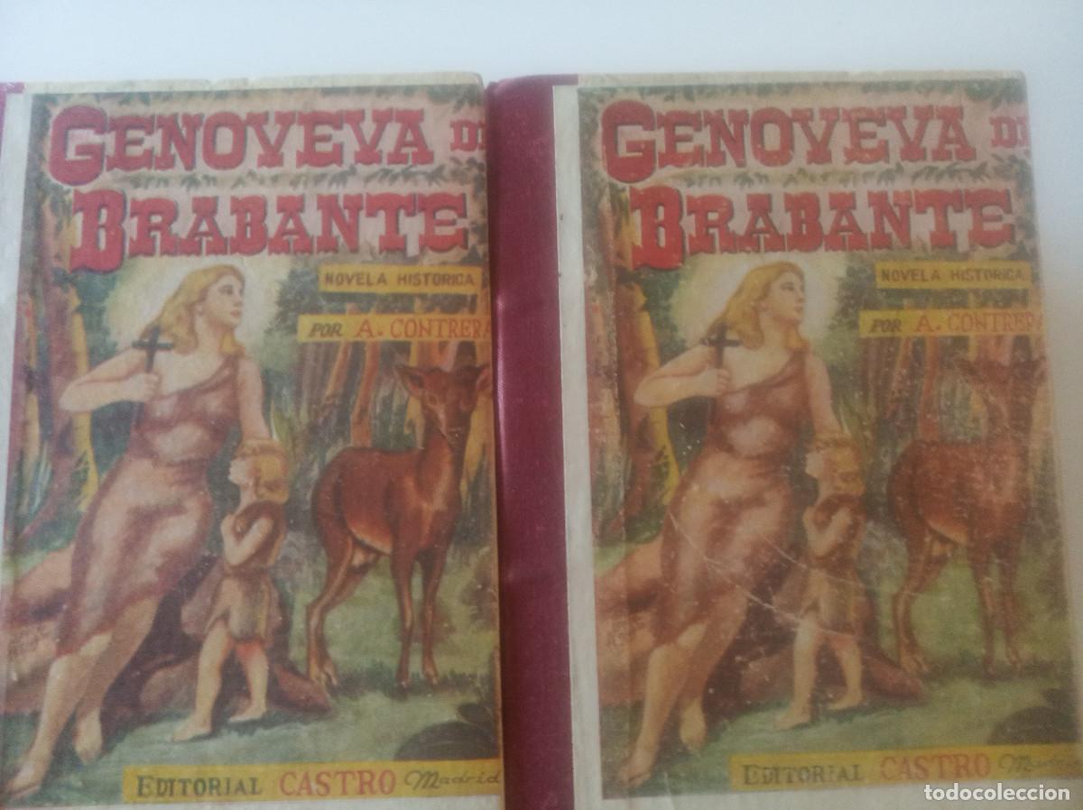 Libros antiguos: Genoveva de Brabante, de Antonio Contreras, dos tomos, editorial Castro, Madrid