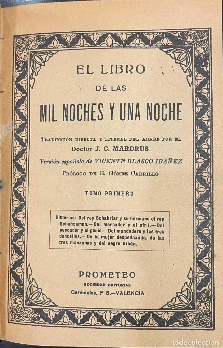 Libros antiguos: Las Mil y Una Noches - Foto 2