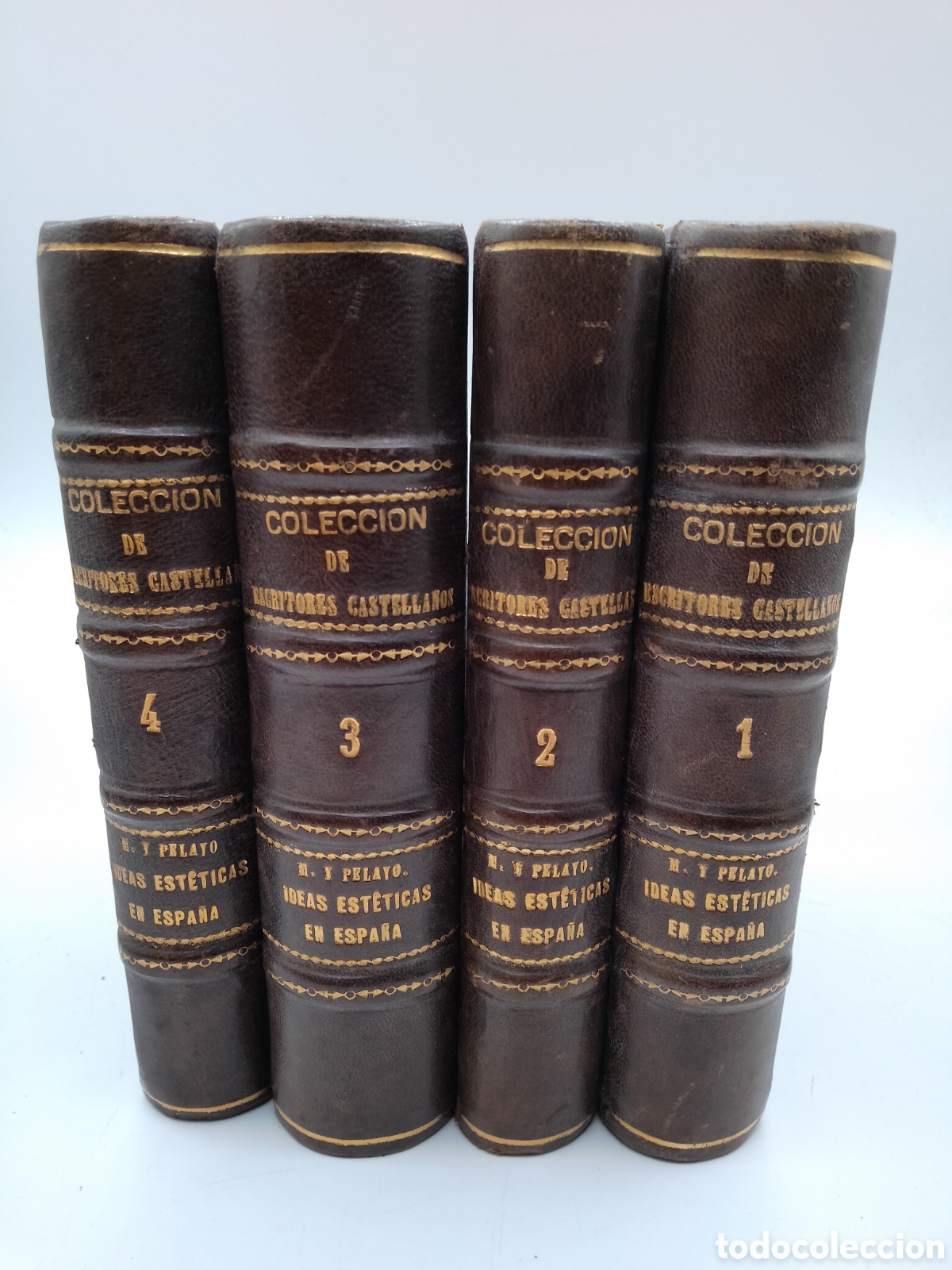 Libros antiguos: Problemas Contempor&aacute;neos - Antonio C&aacute;novas - Obra Completa edic.1884. 4 tomos