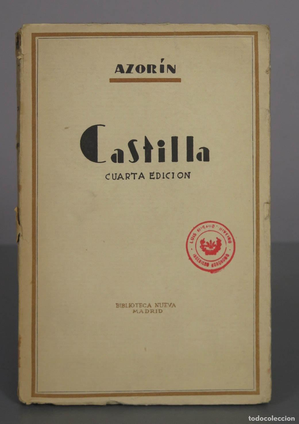 Libros antiguos: Castilla - Azor&iacute;n - Biblioteca Nueva 1932 - Foto 1