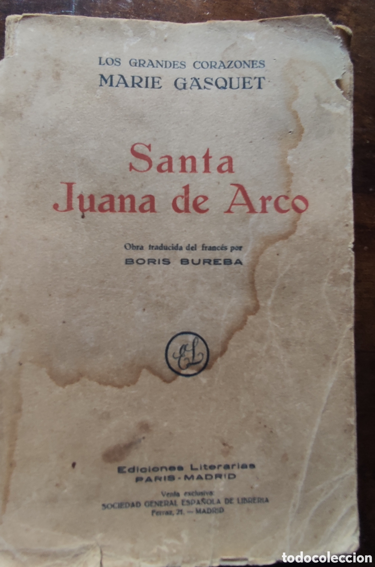 Libros antiguos: Libro. Santa Juana de Arco - Foto 1