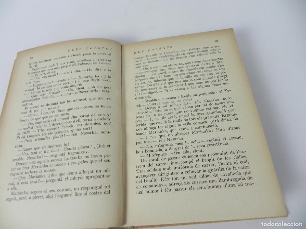 Libros antiguos: ELS COSSACS (LLE&Oacute; TOLSTOI) EDICIONS PROA-1933 - (EN CATAL&Aacute;N) - Foto 4