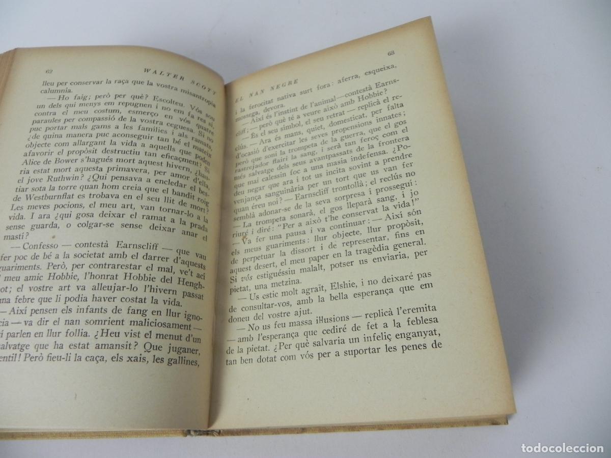 Libros antiguos: EL NAN NEGRE (WALTER SCOTT) EDICIONS PROA-1936 - (EN CATAL&Aacute;N) - Foto 4