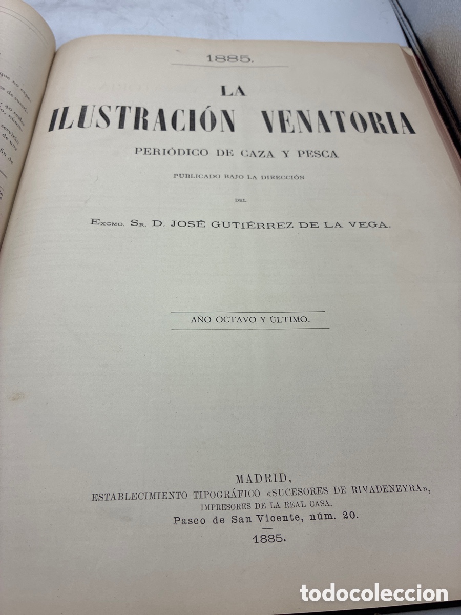 Libros antiguos: La Ilustraci&oacute;n Venatoria. A&ntilde;o 1883. - Foto 11