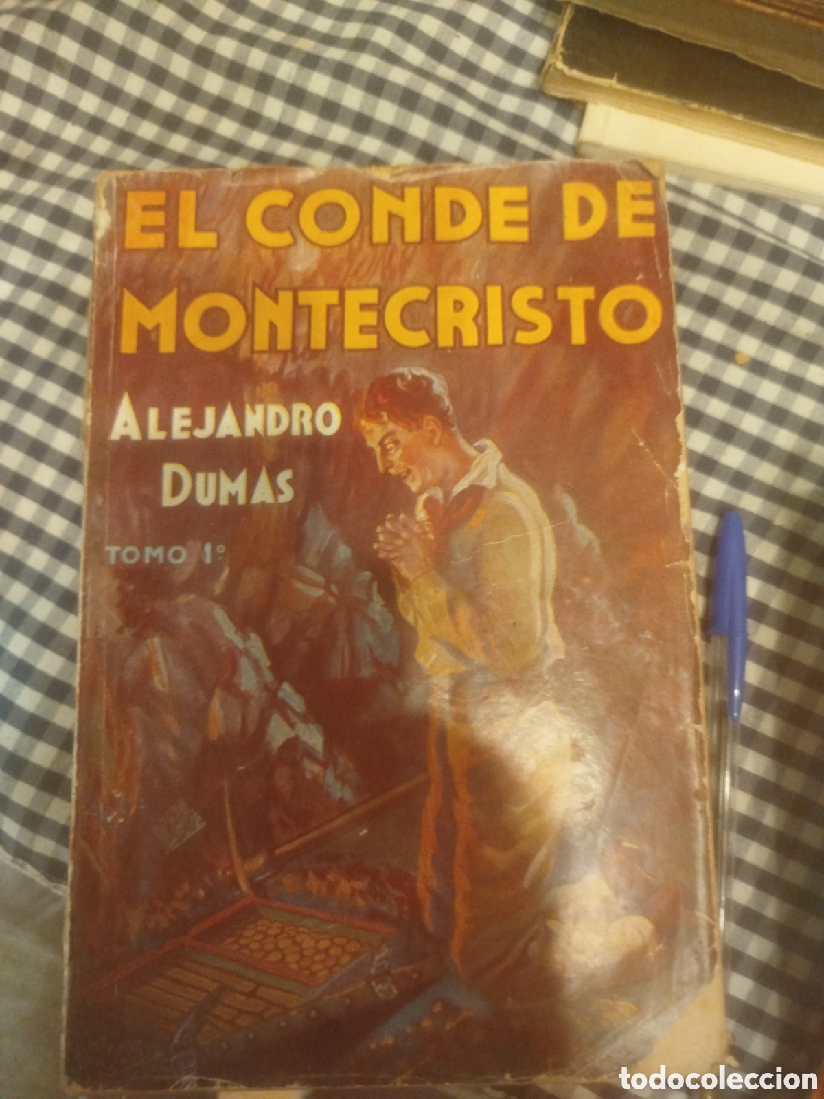 Libros antiguos: El conde de montecristo Alejandro Dumas Tomos I Y II