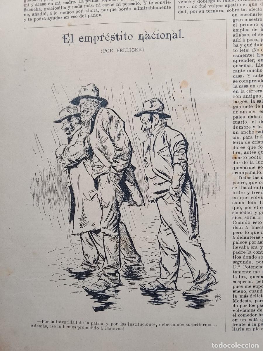Libros antiguos: Madrid c&oacute;mico 1897, 12 n&uacute;meros, dibujos, vi&ntilde;etas c&oacute;micas - Foto 3