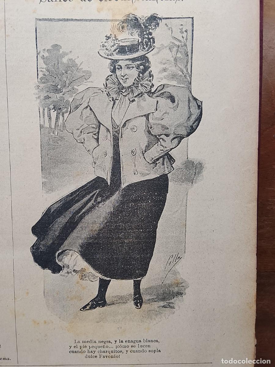 Libros antiguos: Madrid c&oacute;mico 1897, 12 n&uacute;meros, dibujos, vi&ntilde;etas c&oacute;micas - Foto 9