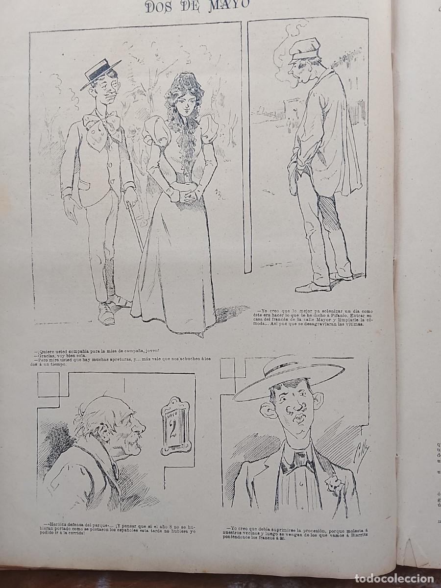 Libros antiguos: Madrid c&oacute;mico 1897, 12 n&uacute;meros, dibujos, vi&ntilde;etas c&oacute;micas - Foto 17