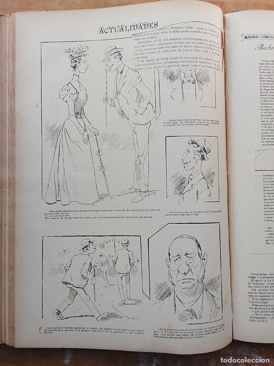Libros antiguos: Madrid c&oacute;mico 1897, 12 n&uacute;meros, dibujos, vi&ntilde;etas c&oacute;micas - Foto 21