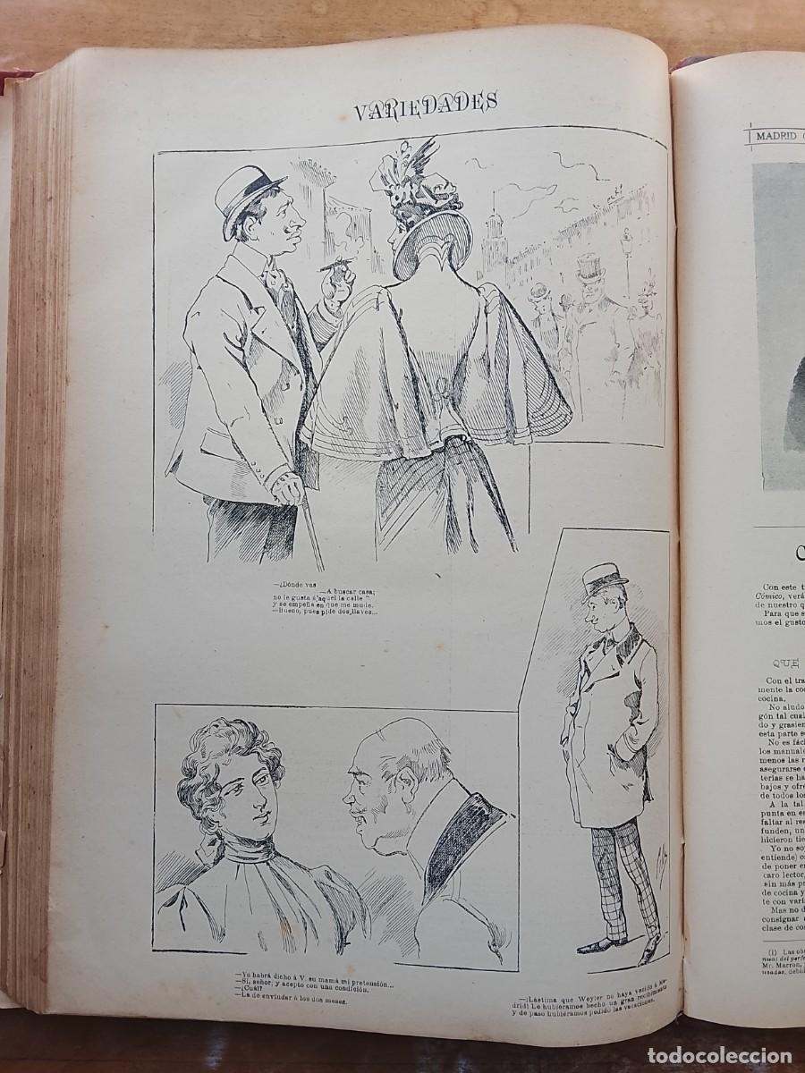 Libros antiguos: Madrid c&oacute;mico 1897, 12 n&uacute;meros, dibujos, vi&ntilde;etas c&oacute;micas - Foto 25
