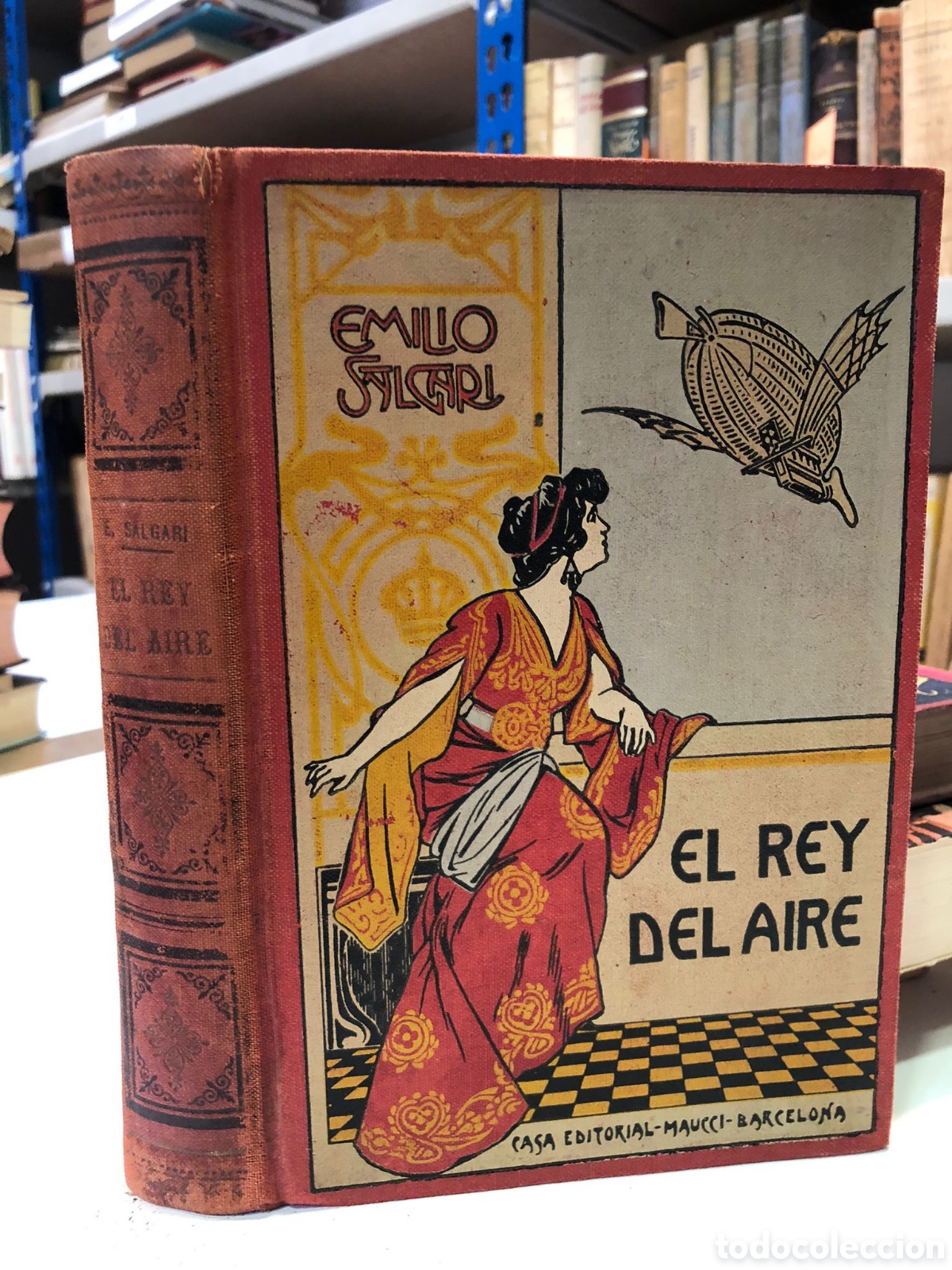 Libros antiguos: El rey del aire - Emilio Salgari - Foto 1