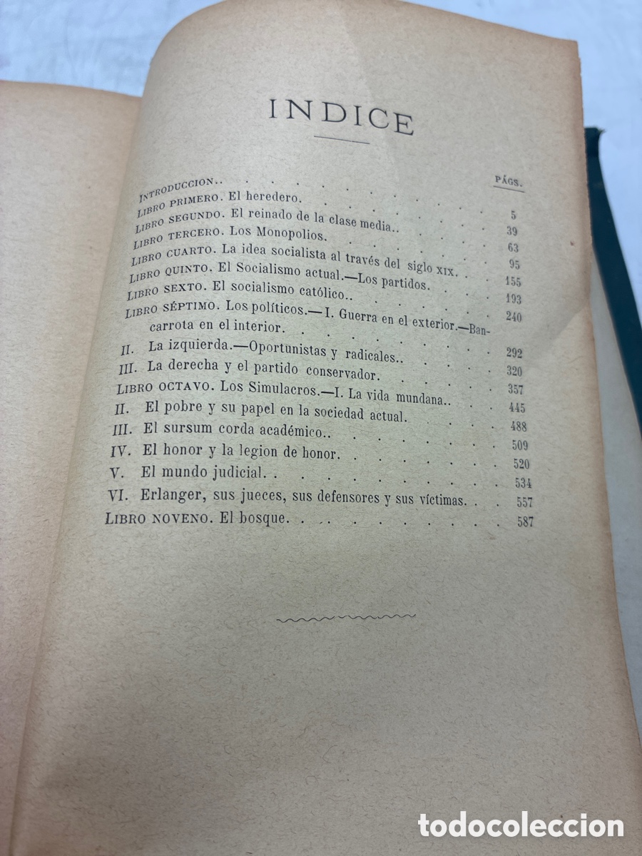 Libros antiguos: Drumont. El Fin de un Mundo. 1889. - Foto 9