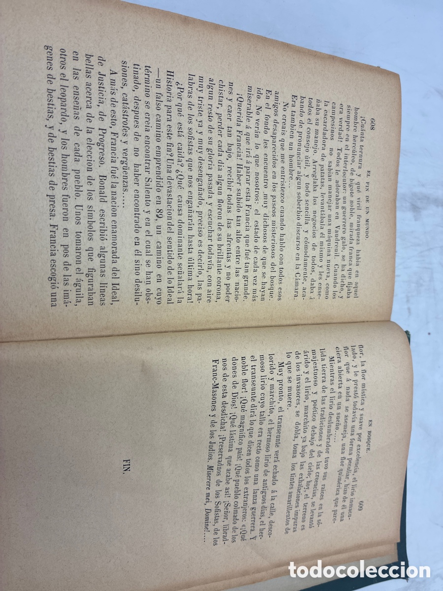 Libros antiguos: Drumont. El Fin de un Mundo. 1889. - Foto 10