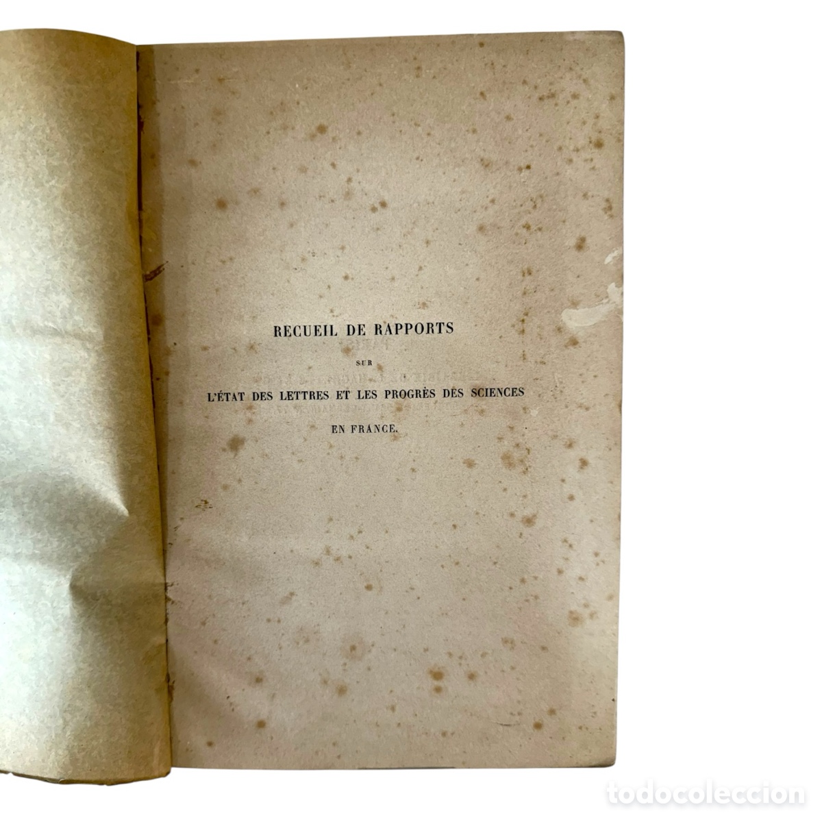Libros antiguos: Libro Recueil de Rapports Franc&eacute;s de 1868 - Foto 14
