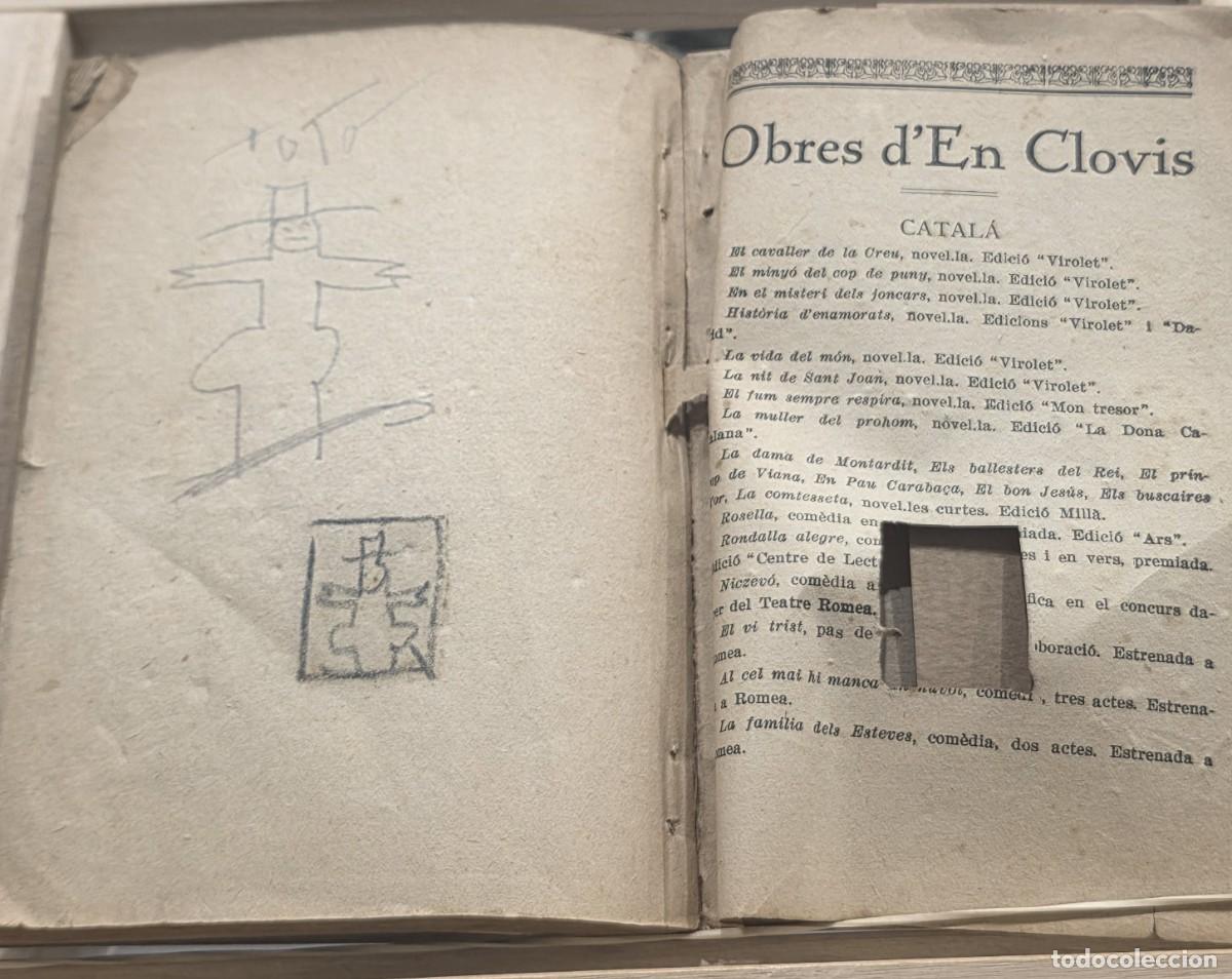 Libros antiguos: &rdquo;La Qua del diable&rdquo; de Clovis Eimeric Biblioteca Damisel&middot;la n&ordm; 9 122 p&aacute;gines. En catal&agrave;. - Foto 3
