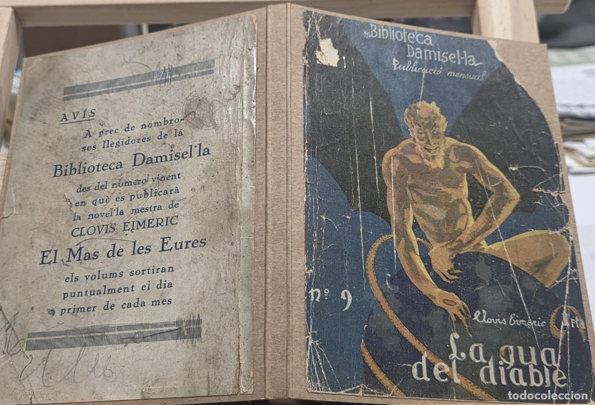 Libros antiguos: &rdquo;La Qua del diable&rdquo; de Clovis Eimeric Biblioteca Damisel&middot;la n&ordm; 9 122 p&aacute;gines. En catal&agrave;. - Foto 4