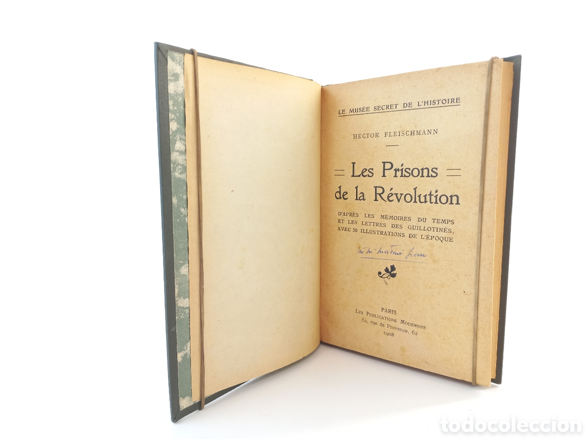 Libros antiguos: Les Prisons de la Revolution. Hector Fleischmann. Les Publications Modernes, 1908. - Foto 5