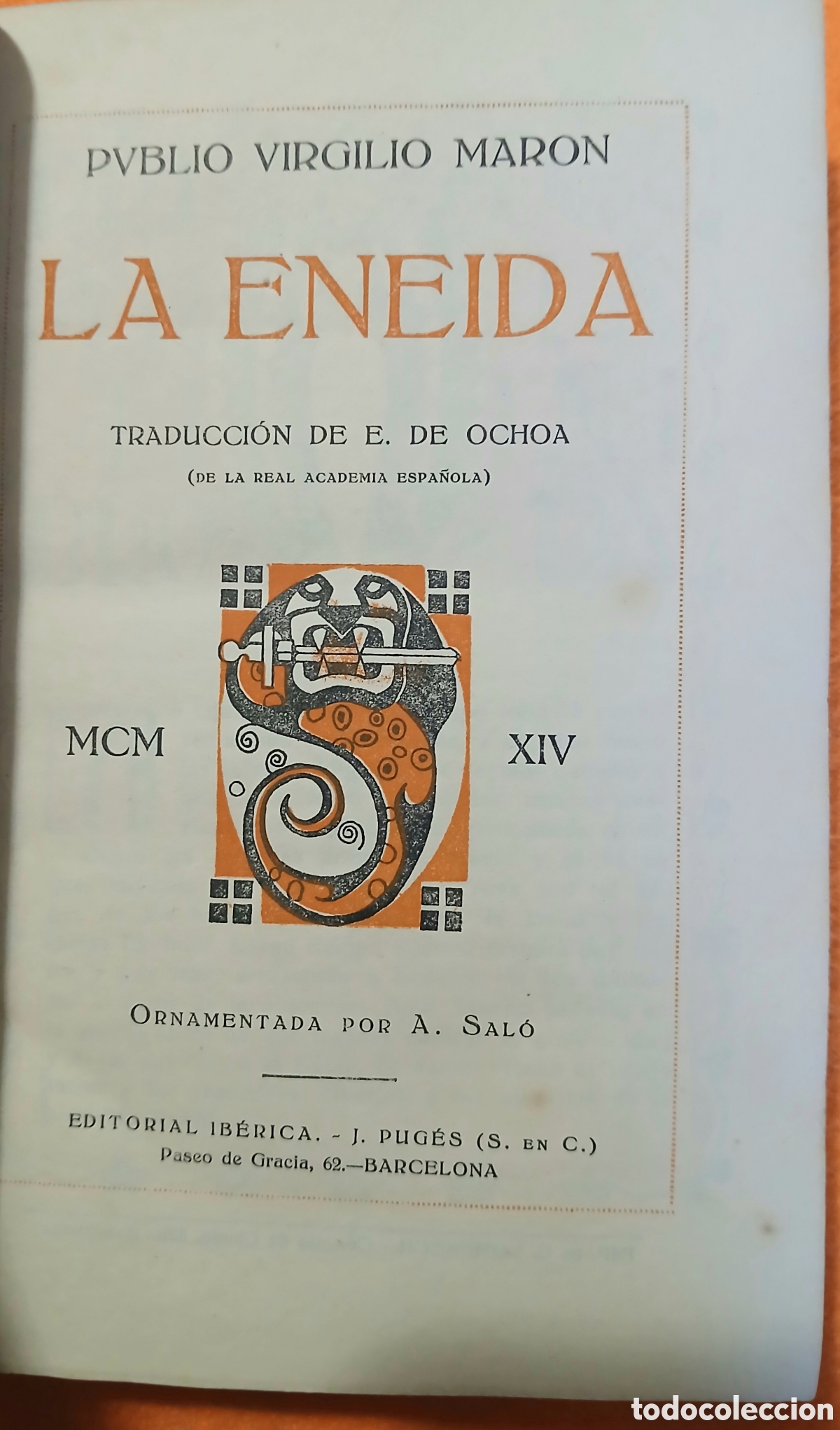 Libros antiguos: La Eneida, Publio Virgilio - Foto 2