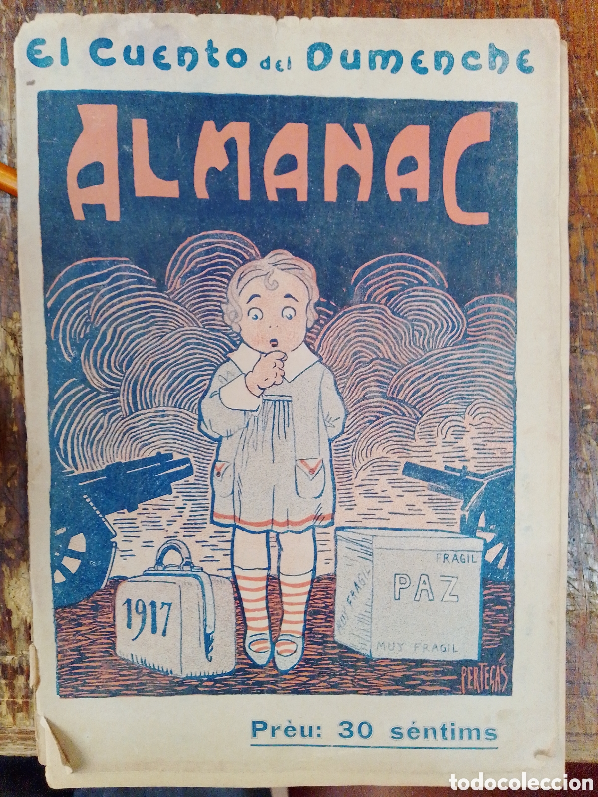 Libros antiguos: EL CUENTO DEL DUMENCHE. ALMANAC. EL TERSER ANIVERSARI. 1917.