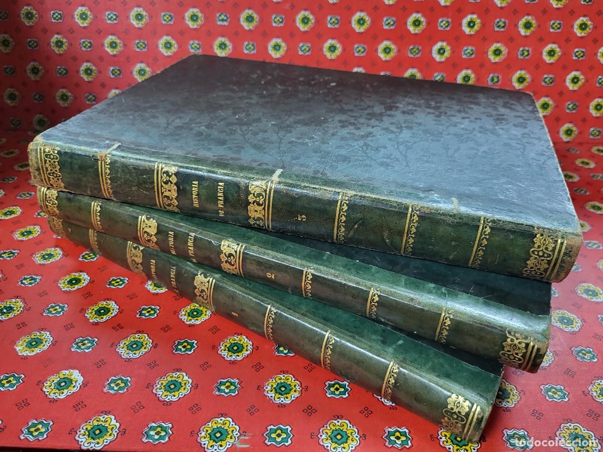 Libros antiguos: LIBROS ANTIGUOS HISTORIA DE FRANCIA ANQUETIL SEMANARIO PINTORESCO MASRID 1851 S XIX COMPLETA