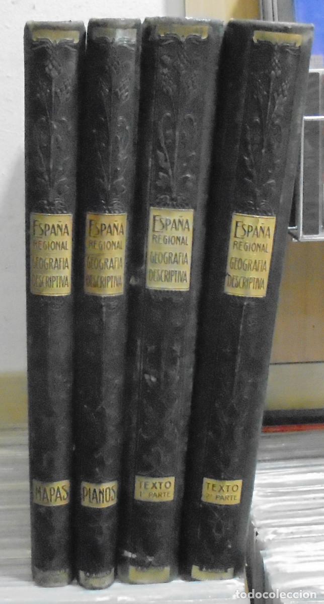 Livres anciens: Espa&ntilde;a regional, 4 tomos