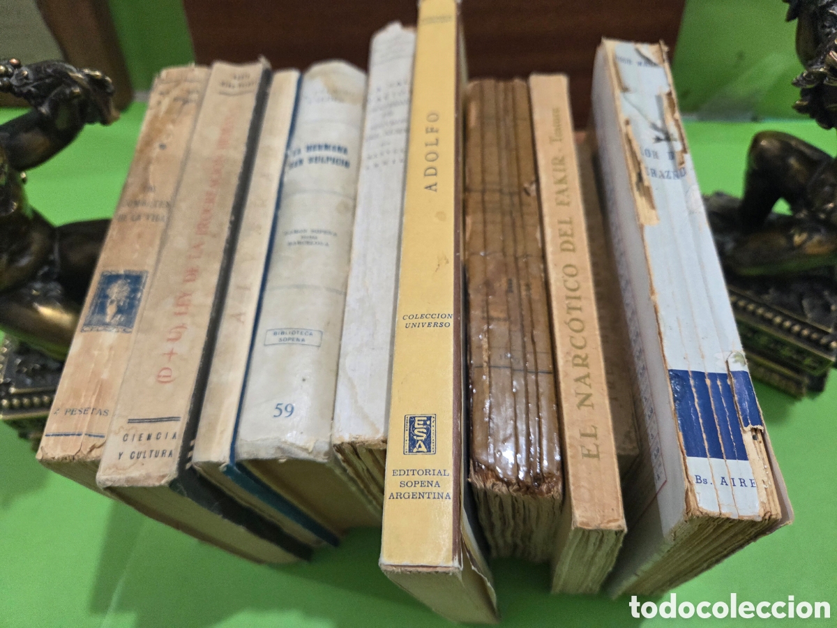 Libros antiguos: LOTE DE ...&rdquo;&rdquo;10 ANTIGUOS LIBROS DE LITERATURA&rdquo;&rdquo;...DIFERENTES AUTORES Y DIFERENTES EDITORIALES...